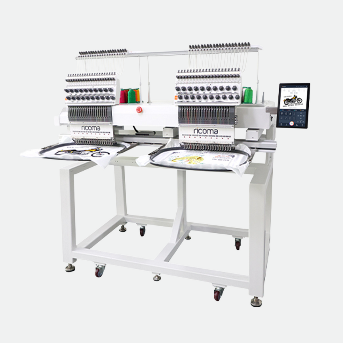 SWM Series Single & Dual-Head Commercial Embroidery Machine