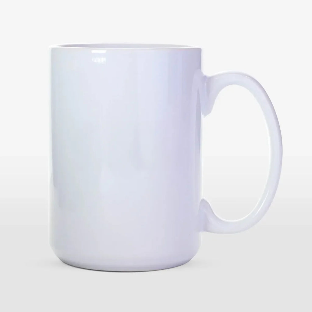 15oz White Ceramic Sublimation Mug – 12 Per Case