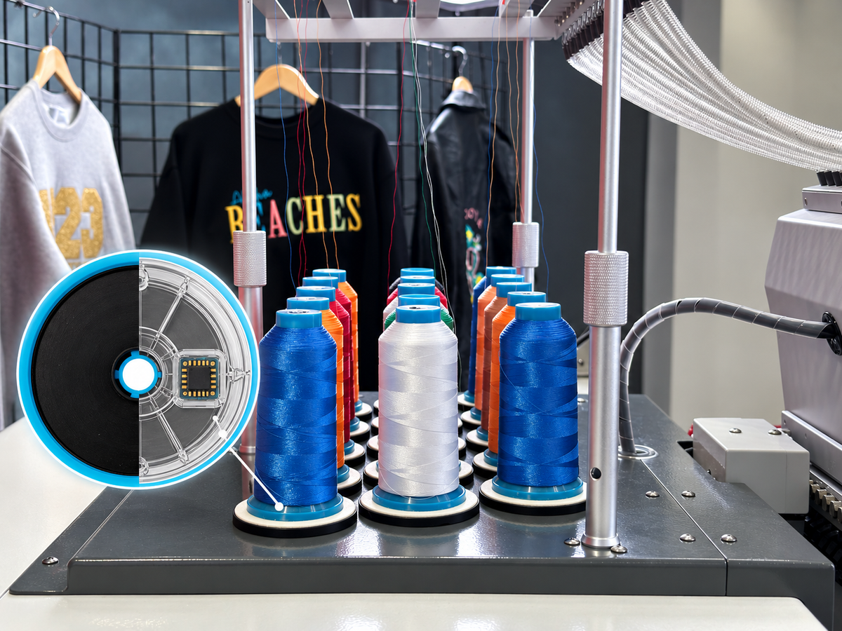 Load Your Threads. Let the Machine Do the Matching.