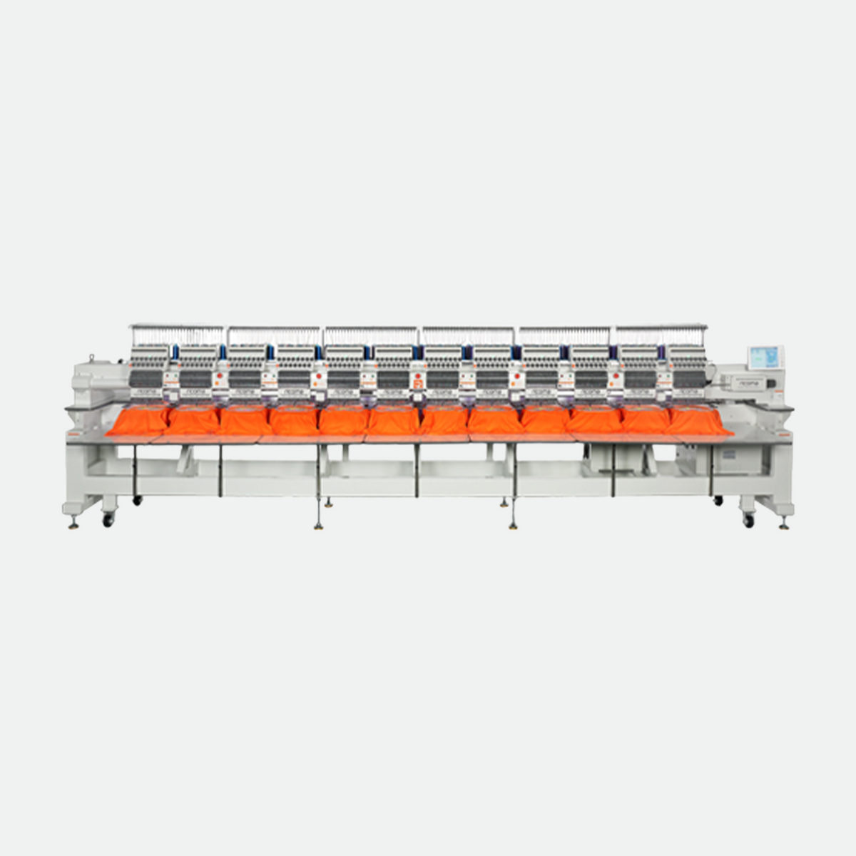 CHT2 Series 12- or 15-Needle Multi-Head Embroidery Machine