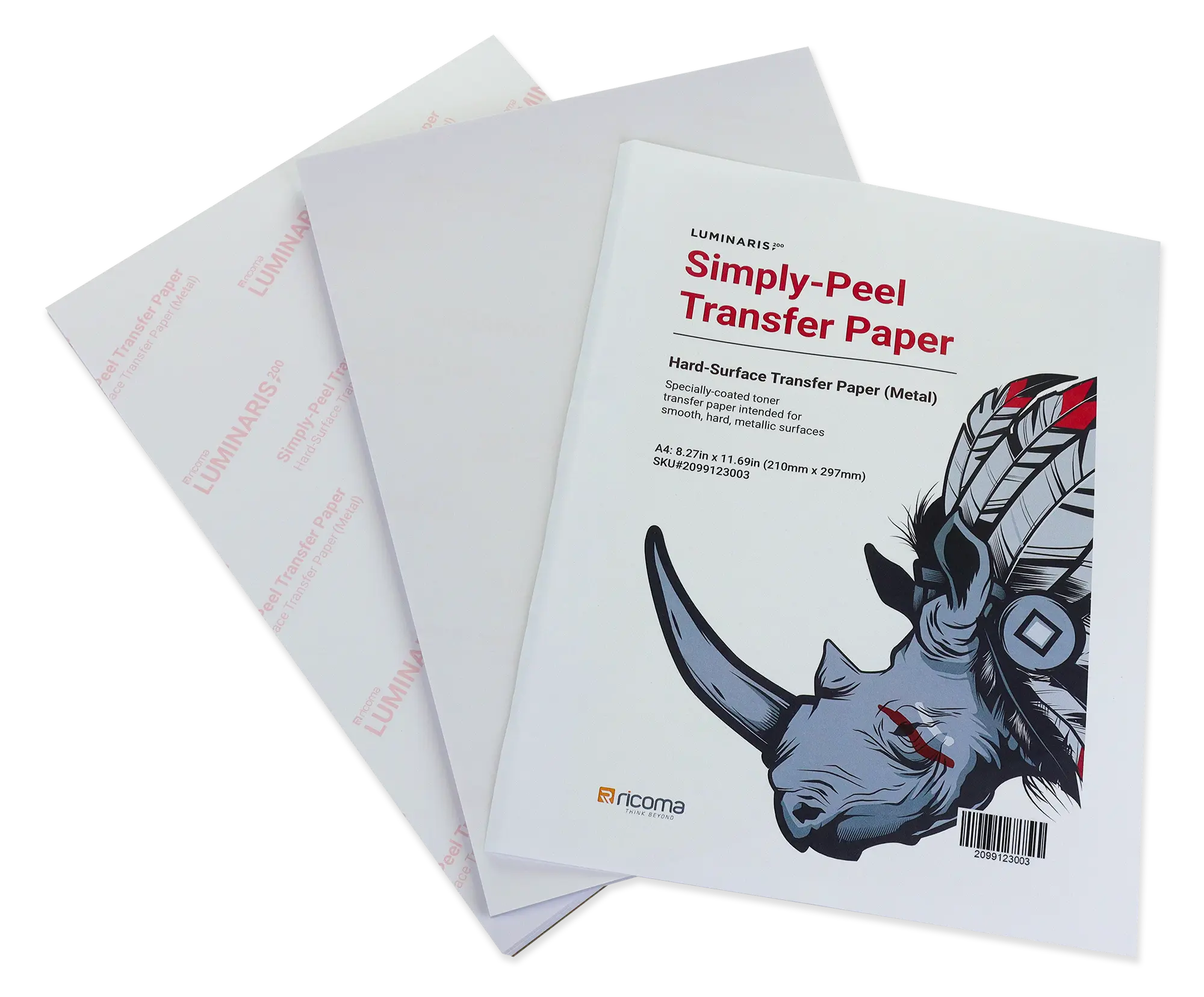 Luminaris 200 Simply-Peel Media Hard Surface 1-Step Transfer Paper (100 sheets)
