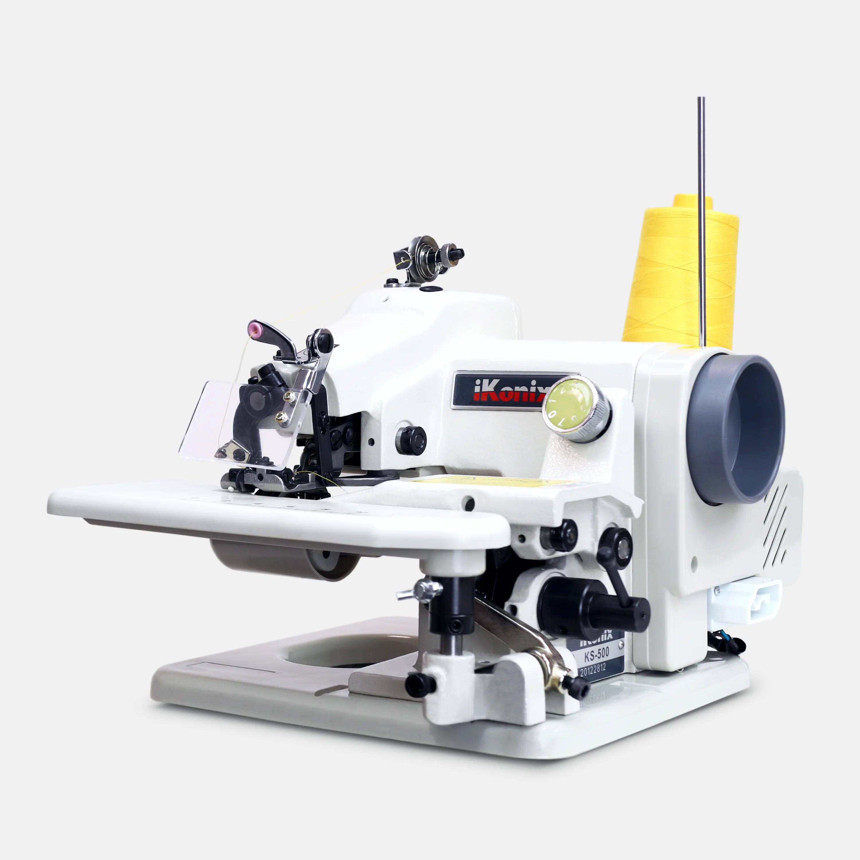 iKonix Portable Desktop Blindstitch Sewing Machine - side view