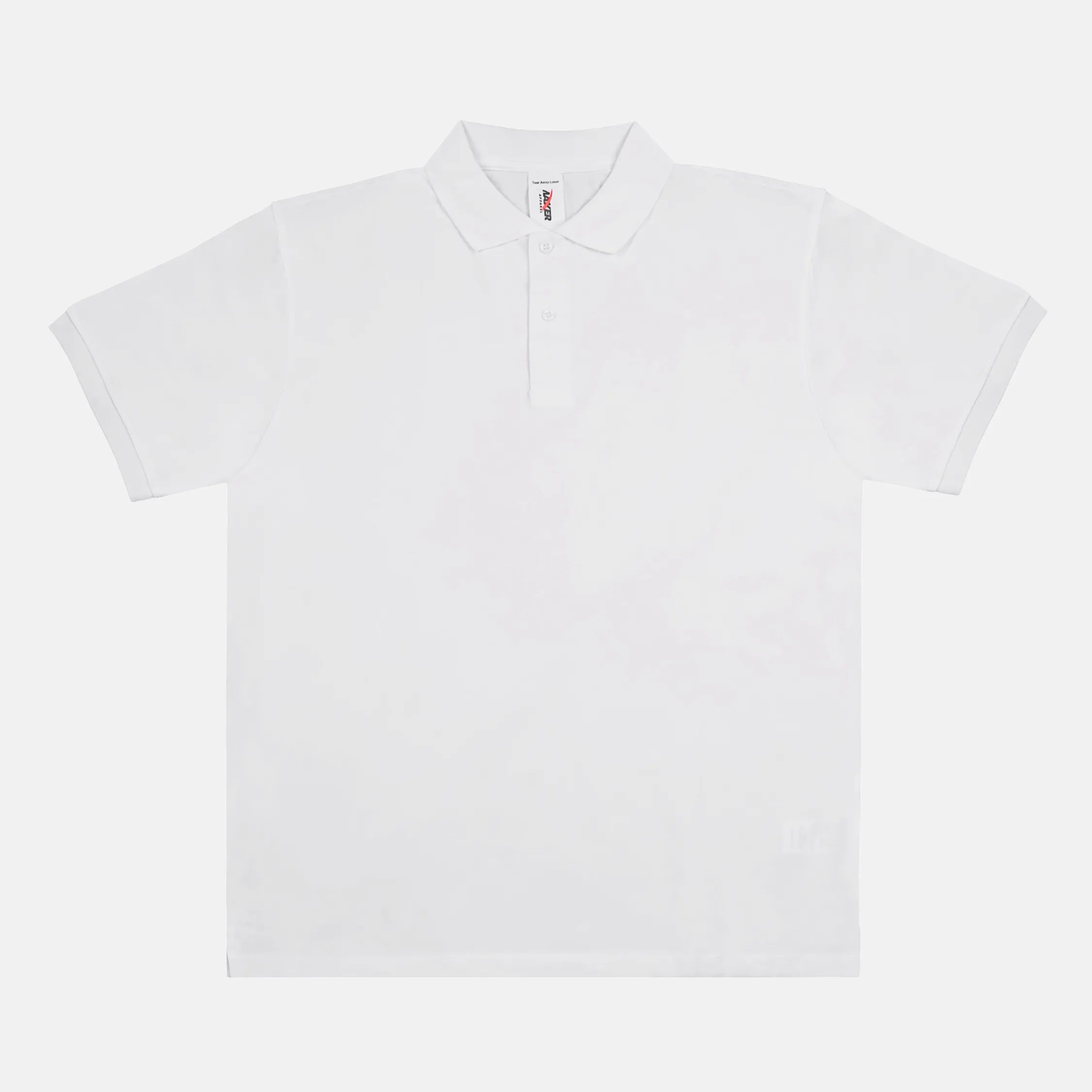 Fitted Piqué Polo – Custom-Ready for DTF & Embroidery - white