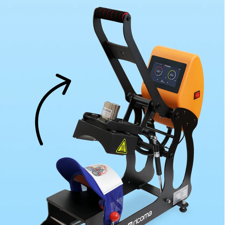 auto-open feature - Ricoma Auto-Open Cap Heat Press