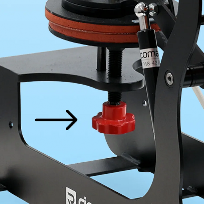 Ricoma Auto-Open Plate Heat Press - adjustable pressure