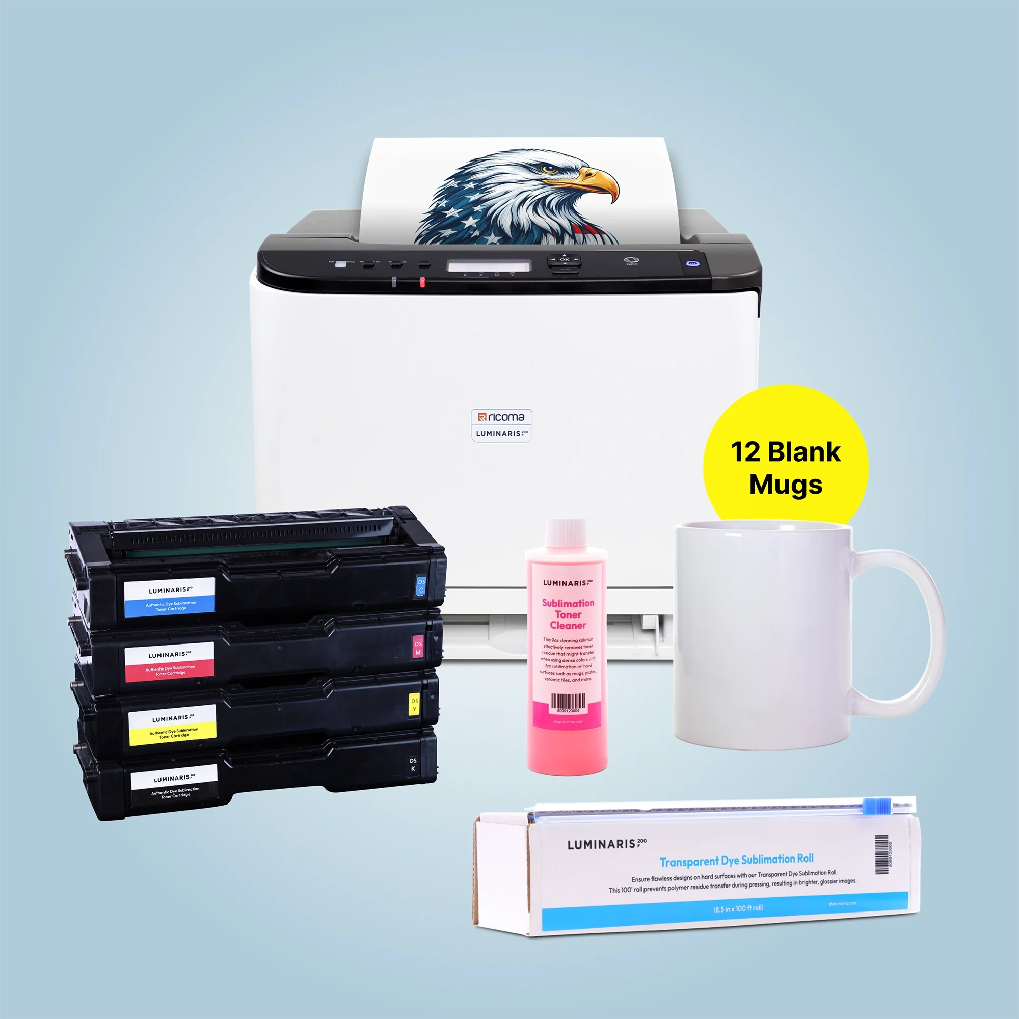 Luminaris 200 All In One White Toner DTF and Sublimation Printer
