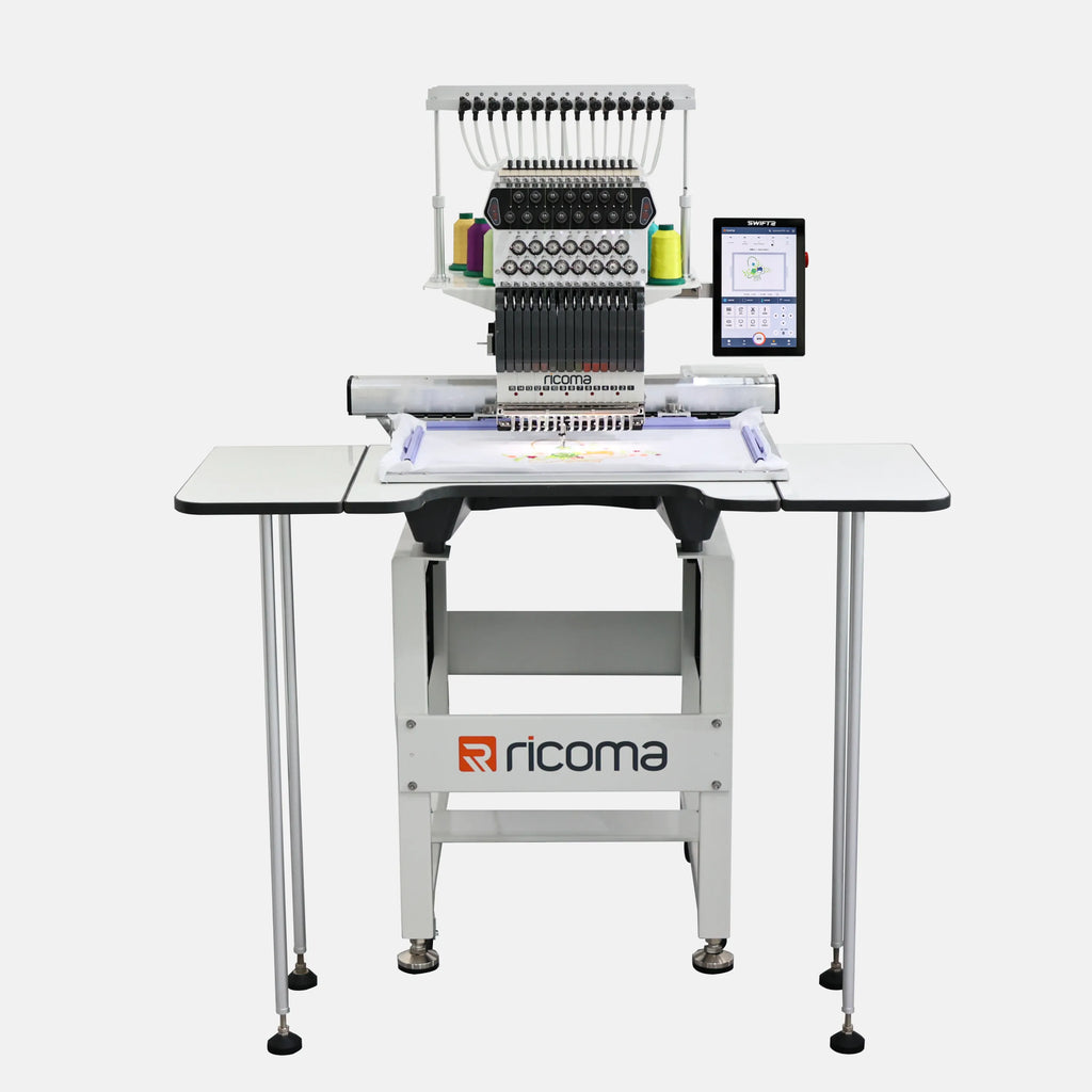 Swift 2 Commercial 15 Needle Embroidery Machine with 10.1" Touchscreen Panel