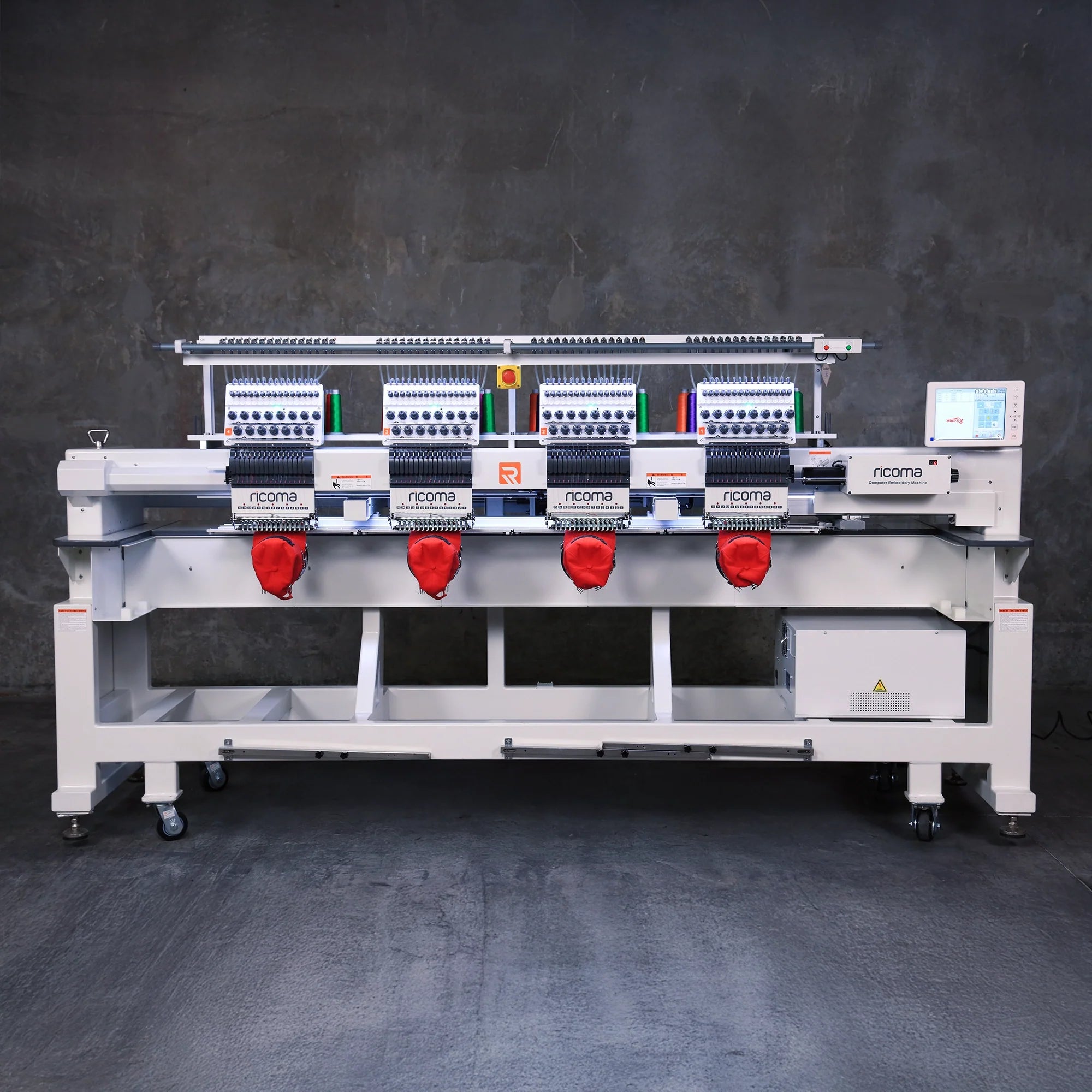 Titan Series 4-Head, 15-Needle High-Speed Multi-Head Embroidery Machine